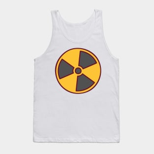 Warning Symbol, Nuclear Radiation Symbol Tank Top